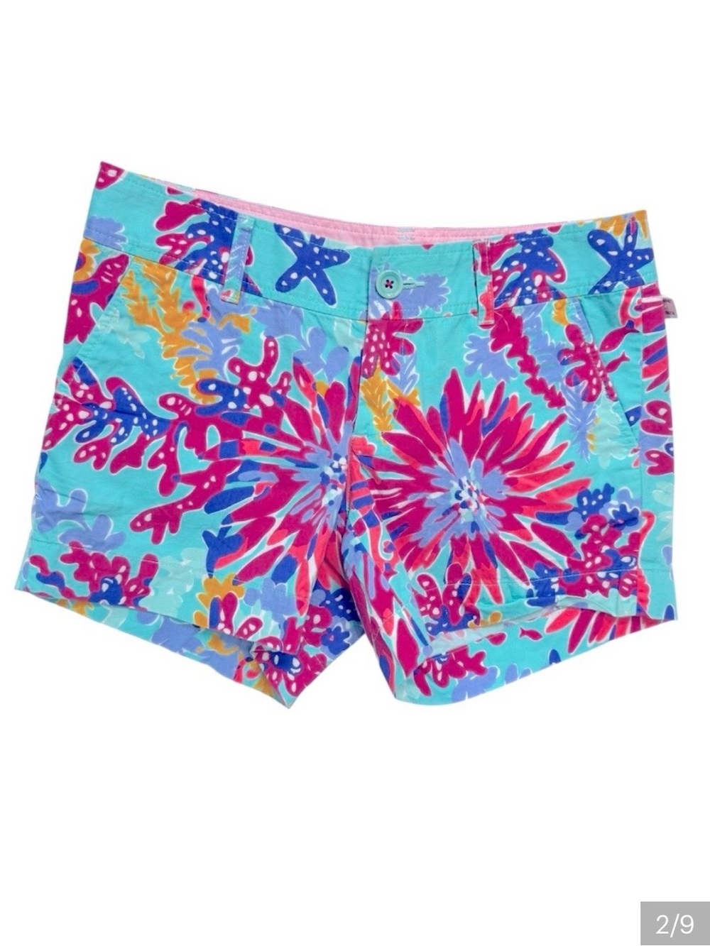 Lilly Pulitzer Colorful Floral Shorts Size 4